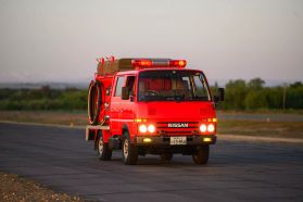 1991 NISSAN ATLAS TRUCK TD27 FIRE TRUCK