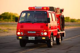 1991 NISSAN ATLAS TRUCK TD27 FIRE TRUCK