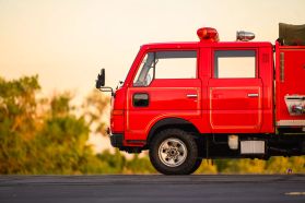 1991 NISSAN ATLAS TRUCK TD27 FIRE TRUCK