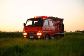1991 NISSAN ATLAS TRUCK TD27 FIRE TRUCK