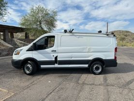 2016 FORD TRANSIT 150 VAN CARGO V6, FLEX FUEL, 3.7 LITER LOW ROOF W/60/40 SIDE DOOR W/RWB VAN 3D
