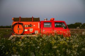 1991 NISSAN ATLAS TRUCK TD27 FIRE TRUCK
