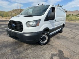2016 FORD TRANSIT 150 VAN CARGO V6, FLEX FUEL, 3.7 LITER LOW ROOF W/60/40 SIDE DOOR W/RWB VAN 3D