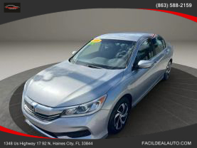 2016 HONDA ACCORD SEDAN 4-CYL, PZEV, 2.4 LITER LX SEDAN 4D