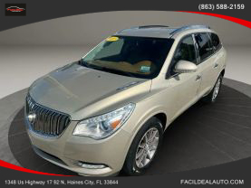 2013 BUICK ENCLAVE SUV V6, 3.6 LITER LEATHER SPORT UTILITY 4D