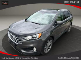 2019 FORD EDGE SUV 4-CYL, ECOBOOST, TURBO, 2.0 LITER TITANIUM SPORT UTILITY 4D