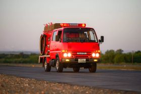 1991 NISSAN ATLAS TRUCK TD27 FIRE TRUCK
