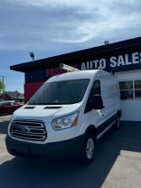 2015 FORD TRANSIT 150 VAN CARGO V6, FLEX FUEL, 3.7 LITER MEDIUM ROOF W/SLIDING SIDE DOOR W/RWB VAN 3D