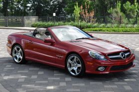 2009 MERCEDES-BENZ SL-CLASS CONVERTIBLE V8, 5.5 LITER SL 550 ROADSTER 2D