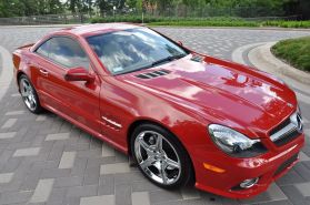 2009 MERCEDES-BENZ SL-CLASS CONVERTIBLE V8, 5.5 LITER SL 550 ROADSTER 2D