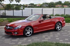 2009 MERCEDES-BENZ SL-CLASS CONVERTIBLE V8, 5.5 LITER SL 550 ROADSTER 2D