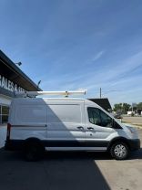 2015 FORD TRANSIT 150 VAN CARGO V6, FLEX FUEL, 3.7 LITER MEDIUM ROOF W/SLIDING SIDE DOOR W/RWB VAN 3D