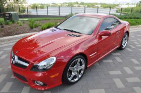 2009 MERCEDES-BENZ SL-CLASS CONVERTIBLE V8, 5.5 LITER SL 550 ROADSTER 2D