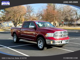 2015 RAM 1500 CREW CAB PICKUP DEEP CHERRY RED CRYSTAL PEARLCOAT AUTOMATIC - Capital City Auto