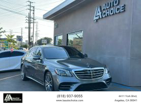 2019 MERCEDES-BENZ S-CLASS SEDAN V6, TWIN TURBO, 3.0 LITER S 450 SEDAN 4D