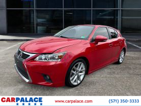 2017 LEXUS CT HATCHBACK RED AUTOMATIC - CARPALACE, Chantilly, VA. 38.91645215435775, -77.47495885092432