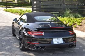 2018 PORSCHE 911 CONVERTIBLE 6-CYL, TWIN TURBO, 3.8 LITER TURBO CABRIOLET 2D
