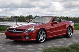 2009 MERCEDES-BENZ SL-CLASS CONVERTIBLE V8, 5.5 LITER SL 550 ROADSTER 2D