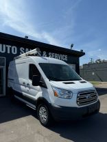 2015 FORD TRANSIT 150 VAN CARGO V6, FLEX FUEL, 3.7 LITER MEDIUM ROOF W/SLIDING SIDE DOOR W/RWB VAN 3D