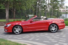 2009 MERCEDES-BENZ SL-CLASS CONVERTIBLE V8, 5.5 LITER SL 550 ROADSTER 2D