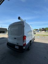 2015 FORD TRANSIT 150 VAN CARGO V6, FLEX FUEL, 3.7 LITER MEDIUM ROOF W/SLIDING SIDE DOOR W/RWB VAN 3D