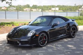 2018 PORSCHE 911 CONVERTIBLE 6-CYL, TWIN TURBO, 3.8 LITER TURBO CABRIOLET 2D