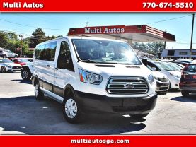2019 FORD TRANSIT 350 WAGON VAN V6, 3.7 LITER XLT W/LOW ROOF W/60/40 SIDE DOOR VAN 3D