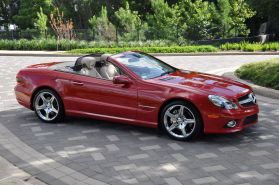 2009 MERCEDES-BENZ SL-CLASS CONVERTIBLE V8, 5.5 LITER SL 550 ROADSTER 2D