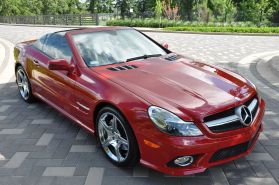 2009 MERCEDES-BENZ SL-CLASS CONVERTIBLE V8, 5.5 LITER SL 550 ROADSTER 2D