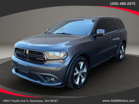 2014 DODGE DURANGO SUV V8, HEMI, 5.7 LITER R/T SPORT UTILITY 4D