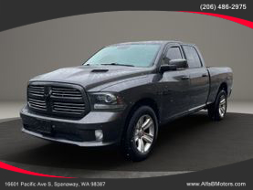 2016 RAM 1500 CREW CAB PICKUP V8, HEMI, 5.7 LITER SPORT PICKUP 4D 6 1/3 FT