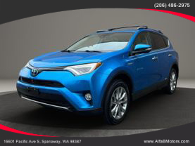 2017 TOYOTA RAV4 HYBRID SUV 4-CYL, HYBRID, 2.5 LITER LIMITED SPORT UTILITY 4D