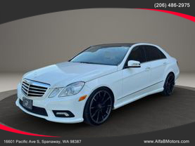 2011 MERCEDES-BENZ E-CLASS SEDAN V8, 5.5 LITER E 550 SEDAN 4D