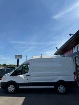 2015 FORD TRANSIT 150 VAN CARGO V6, FLEX FUEL, 3.7 LITER MEDIUM ROOF W/SLIDING SIDE DOOR W/RWB VAN 3D