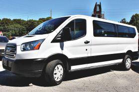 2019 FORD TRANSIT 350 WAGON VAN V6, 3.7 LITER XLT W/LOW ROOF W/60/40 SIDE DOOR VAN 3D