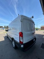 2015 FORD TRANSIT 150 VAN CARGO V6, FLEX FUEL, 3.7 LITER MEDIUM ROOF W/SLIDING SIDE DOOR W/RWB VAN 3D