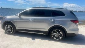 2017 HYUNDAI SANTA FE SUV V6, GDI, 3.3 LITER LIMITED ULTIMATE SPORT UTILITY 4D