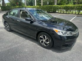 2016 HONDA ACCORD SEDAN 4-CYL, PZEV, 2.4 LITER LX SEDAN 4D