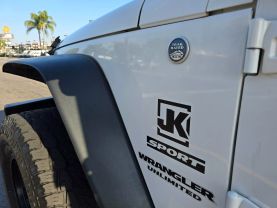 2012 JEEP WRANGLER SUV V6, 3.6 LITER UNLIMITED SPORT SUV 4D