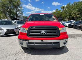 2010 TOYOTA TUNDRA DOUBLE CAB PICKUP RED AUTOMATIC -  V & B Auto Sales