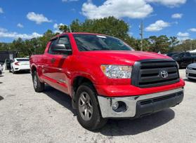 2010 TOYOTA TUNDRA DOUBLE CAB PICKUP RED AUTOMATIC -  V & B Auto Sales