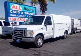 2014 FORD E350 SUPER DUTY CUTAWAY CUTAWAY V8, FLEX FUEL, 5.4 LITER CUTAWAY VAN 2D