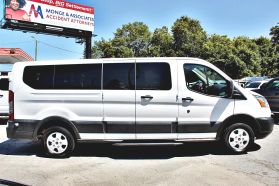 2017 FORD TRANSIT 350 WAGON PASSENGER V6, 3.7 LITER XLT W/LOW ROOF W/60/40 SIDE DOOR VAN 3D
