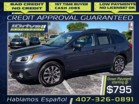 2017 SUBARU OUTBACK WAGON 6-CYL, 3.6 LITER 3.6R LIMITED WAGON 4D