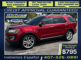 2017 FORD EXPLORER SUV 4-CYL, ECOBOOST, 2.3T LIMITED SPORT UTILITY 4D