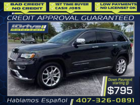 2016 JEEP GRAND CHEROKEE SUV V6, VVT, 3.6 LITER SUMMIT SPORT UTILITY 4D