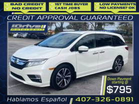 2018 HONDA ODYSSEY PASSENGER V6, I-VTEC, 3.5 LITER ELITE MINIVAN 4D
