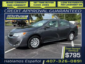 2012 TOYOTA CAMRY SEDAN 4-CYL, 2.5 LITER LE SEDAN 4D