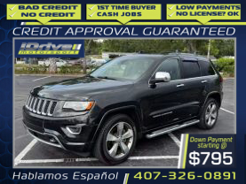 2014 JEEP GRAND CHEROKEE SUV V6, ECODIESEL, 3.0T OVERLAND SPORT UTILITY 4D