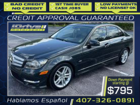 2012 MERCEDES-BENZ C-CLASS SEDAN 4-CYL, TURBO, 1.8 LITER C 250 LUXURY SEDAN 4D